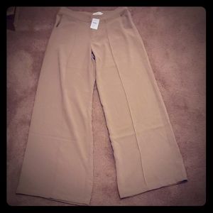 Final Beige Wide Leg Pant